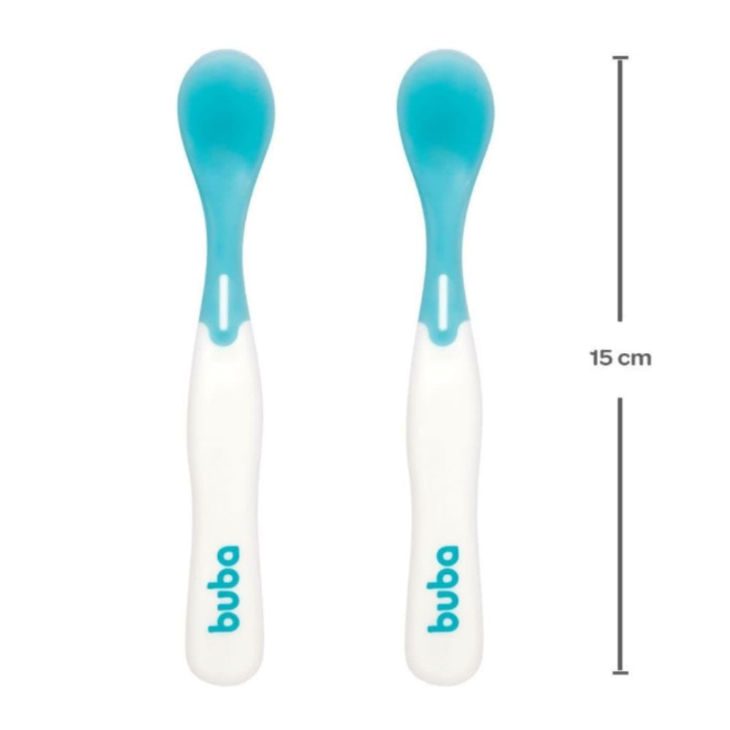 Kit Introdução Alimentar Buba com Prato Raso, Prato Fundo (bowl), Babador Impermeável animal fun, kit Colher Termossenss